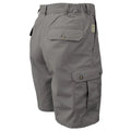 Gray cargo shorts with multiple pockets ideal for men, first responders, and firefighters