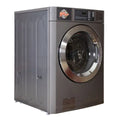 Gray commercial washing machine Extractor 35 with ew35g, multiple wash cycles, soft-mount design