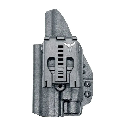Gray gun holster for Sig Sauer P365-FUSE with Streamlight TLR-7 HL-X attachment