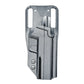 Gray gun holster for Sig Sauer P365-XMacro and P365-XMacro Comp, suitable for duty and competition