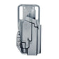 Gray gun holster for Glock 17 with Streamlight TLR-7 HL-X and TLR-7 attachments