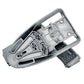 Gray gun holster for Sig Sauer P365-XMacro Comp with firearm, P365-XMacro compatible