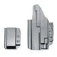 Gray gun holster and magazine carrier for Sig P365-FUSE with Streamlight TLR-7 by Four Brothers