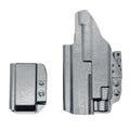 Gray gun holster and magazine carrier for Sig P365-FUSE with Streamlight TLR-7 by Four Brothers