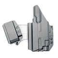 Gray gun holster with magazine carrier on 4BROS Fat Guy’s Appendix Rig