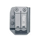 Gray gun holster with metal clip from Four Brothers Holsters for Shield Arms S15 IWB