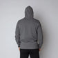 Gray Durable Concealment Hoodie with Hand Pocket and Smooth Draws for Comfort