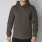 Gray hooded sweatshirt with hand pocket and smooth draws in Durable Concealment Hoodie