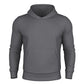 Gray hooded sweatshirt with hand pocket and smooth draws from Durable Concealment Hoodie