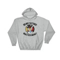 Gray firefighter hoodie with graphic highlighting tattoos matter and style
