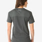 Back view of Gray Women’s Tuckable One-Pocket Scrub Top, perfect for healthcare professionals