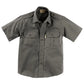 Gray Trail Shirt for Kids with chest pockets and epaulettes for first responders