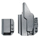 Gray molded gun holster with magazine carrier for P365 X/XL and Streamlight TLR-7 by Four Brothers Holsters