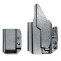 Gray molded gun holster with magazine carrier for P365 X/XL and Streamlight TLR-7 by Four Brothers Holsters