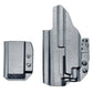 Gray molded gun holster and magazine carrier for Sig P365-FUSE and Streamlight TLR-7