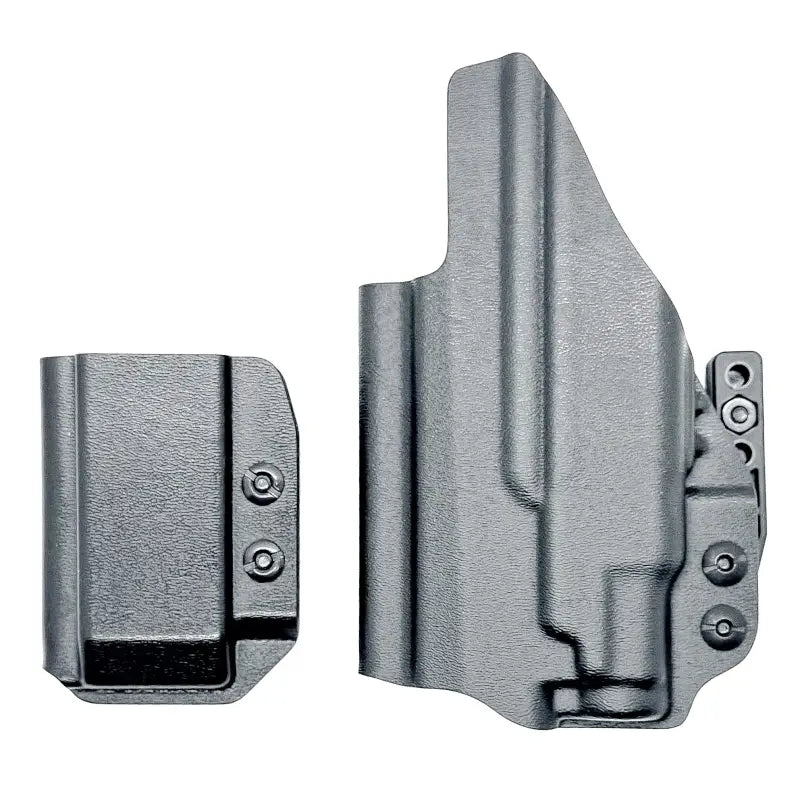 Gray molded gun holster with magazine carrier for Sig P365XL by Four Brothers Holsters