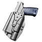 Gray Multimount Holster X300-U A/B with visible mounting points and pistol grip view