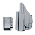 Gray molded plastic gun holster and magazine carrier for Glock 43X & 48 MOS inside waistband four brothers holsters