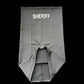 Gray neck gaiter with SHERIFF text ideal for police and first responders