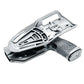 Gray pistol in a gray holster for Sig Sauer P365-XMacro Comp, P365-XMacro holster