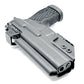 Gray pistol in a holster for Sig Sauer P365-FUSE IWB Holster product image