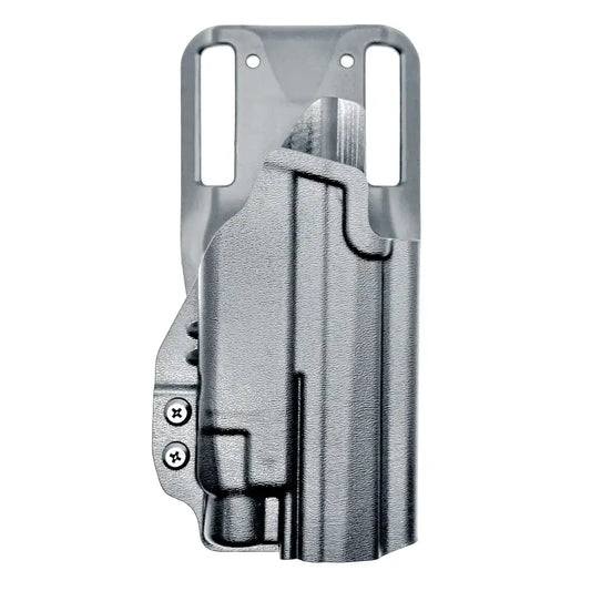 Gray plastic gun holster for Sig Sauer P365-FUSE with Streamlight TLR-7 by Four Brothers Holsters