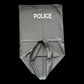 Gray police balaclava neck gaiter designed for first responders and police professionals
