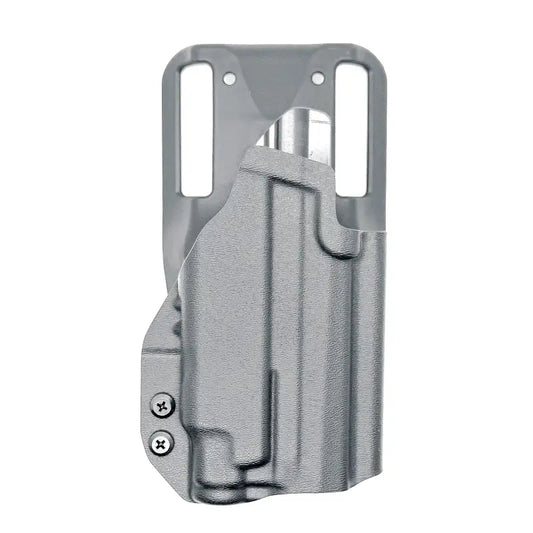 Gray polymer gun holster for Sig Sauer P365-XMACRO with Streamlight TLR-7 HL-X