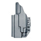 Gray polymer pistol holster for Glock 17 with Streamlight TLR-7 and light mounted