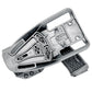 Gray polymer Sig Sauer P365-FUSE holster with adjustable retention for weapon-mounted light