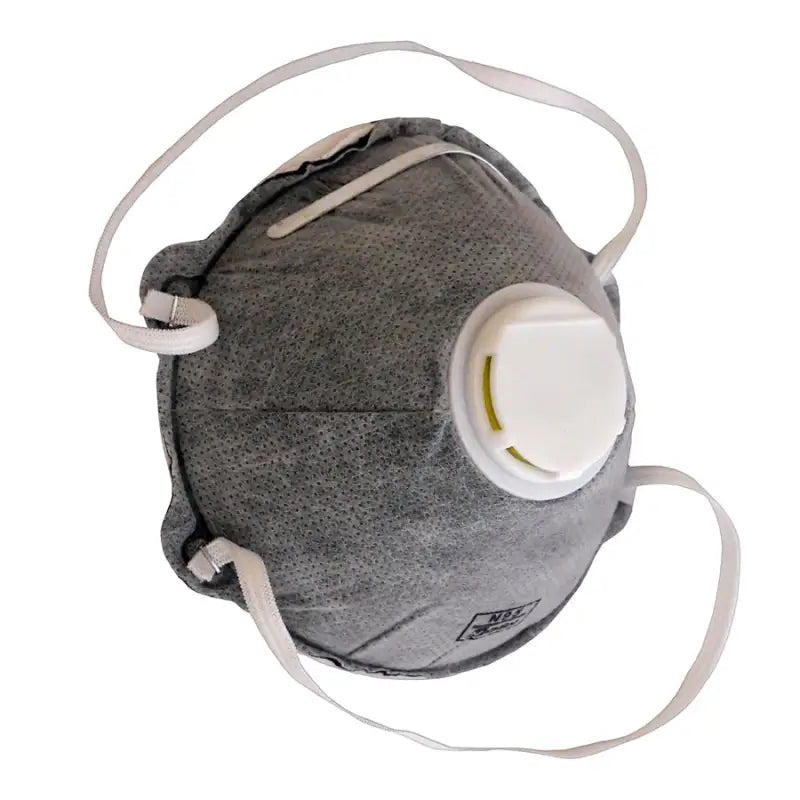Gray respirator mask with white valve for Replacement Filters for HS-2, steam activated