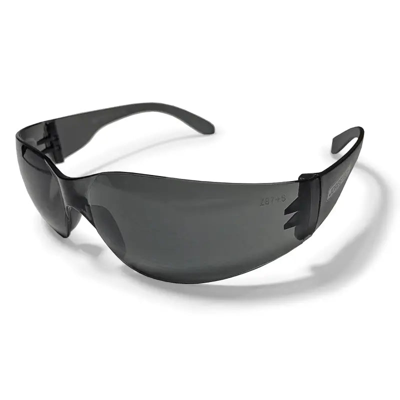 Gray safety glasses for high impact protection and comfortable protection in any environment