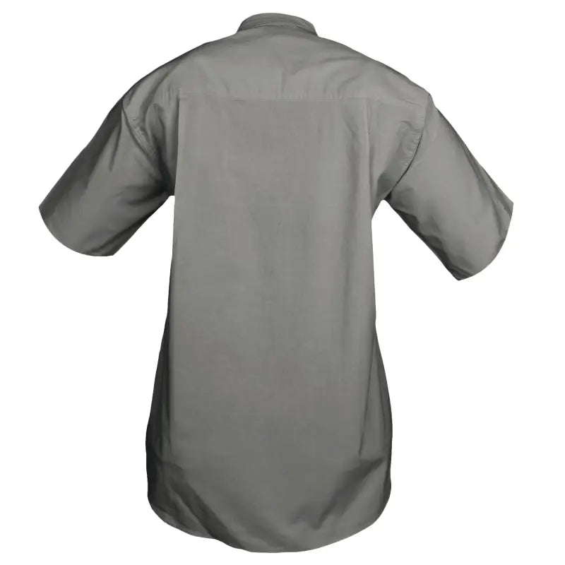 Gray short-sleeved button-up Trail Shirt for Women, essential outdoor gear for the African savanna