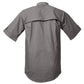 Gray Adventure Safari Shirt for Men with back vent and two chest pockets for essentials