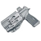 Gray Sig Sauer P365-FUSE pistol with Streamlight TLR-7 HL-X in an OWB holster