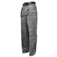 Gray Six-Pocket Congo Pants for Men featuring multiple pockets and a belt loop waistband