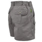 Gray tactical cargo shorts with multiple pockets, ideal professional hunter shorts for women