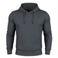 Gray textured hooded sweatshirt with hand pocket from Standoff Concealment Hoodie Mk.II