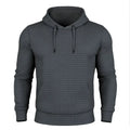 Gray textured hooded sweatshirt with hand pocket from Standoff Concealment Hoodie Mk.II