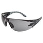 Gray-tinted METEL M50 Safety Glasses with wraparound lenses and flexible temples