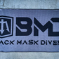 Gray Tek Towel with Black Logo for Dive Kit and Carting Bulky Towels in Remote Dive Sites