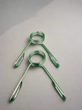 Green Spring Barbell Collars for SFE 2 Inch Spring Collars, ideal for first responders