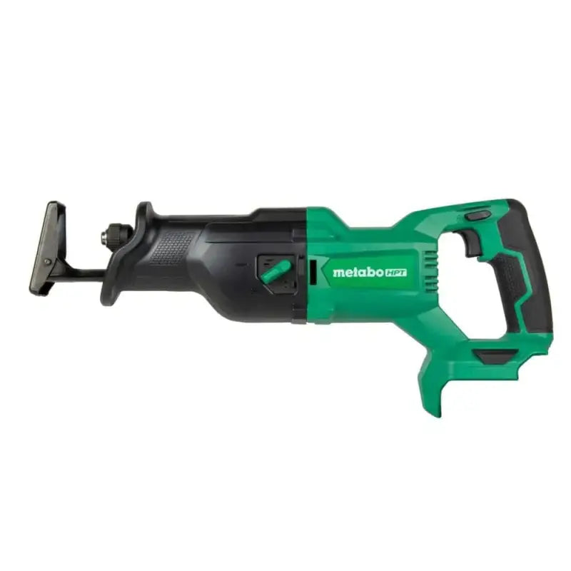 Green and black Metabo HPT CR18DBQ4M 18V MultiVolt Cordless Reciprocating Saw