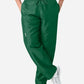 Green Men’s Simple Scrub Pants with drawstring waist and side pockets for comfort