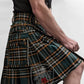 Green and plaid Utility Kilt Irish Heritage ideal for first responders and police work