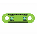 Green safety tag for Plumber Working caution on Plumber DoorJamm in 7 colors