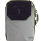 Grey and black compact camera case in EDC MOLLE pocket organizer for first responders