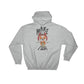 Sport grey Make The Push hoodie featuring a skull graphic for first responders