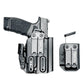 Gun holster with magazine carrier for Springfield Hellcat Pro and Streamlight TLR-7