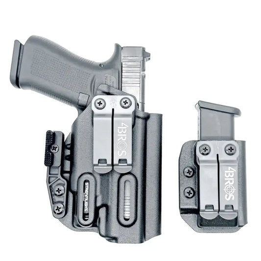 Glock 43X & 48 MOS TLR-7 Sub IWB RH Holster with Magazine Carrier from Four Brothers Holsters